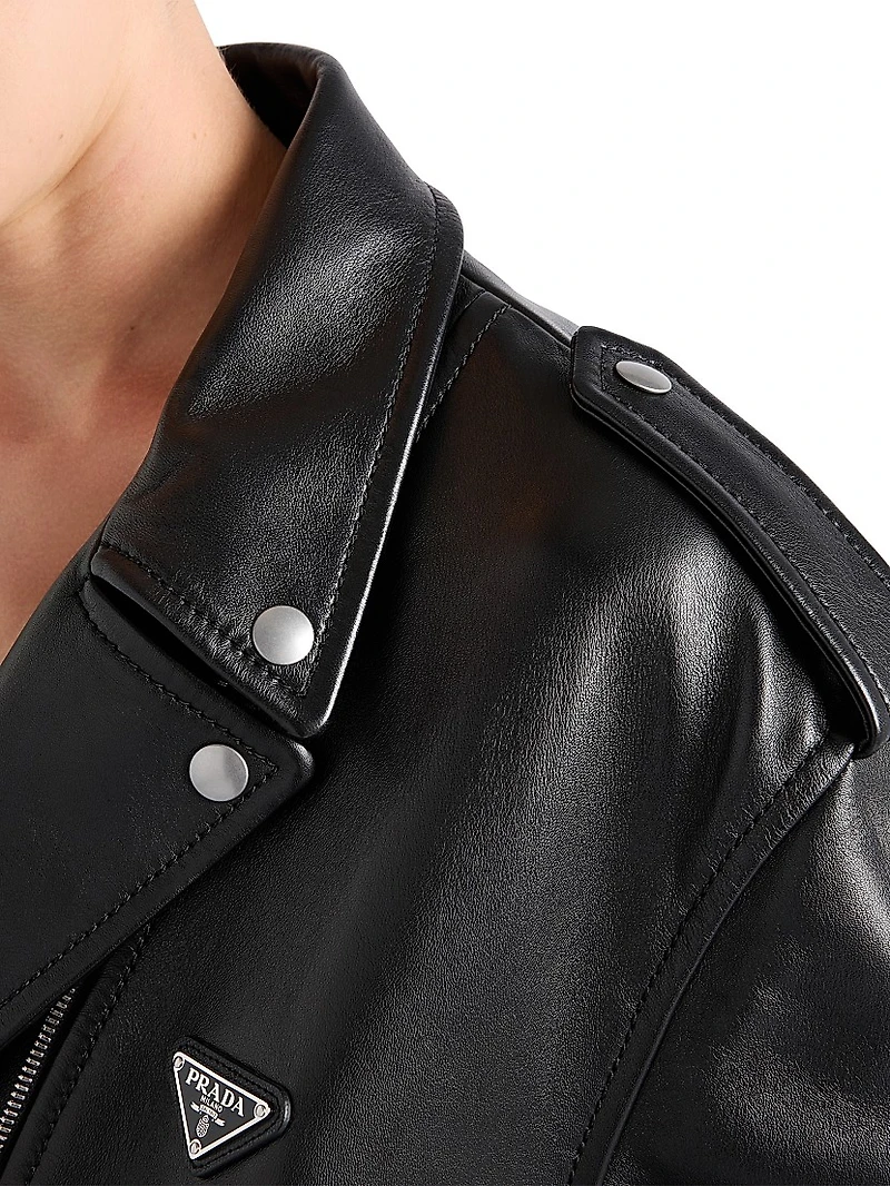 Nappa Leather Biker Jacket