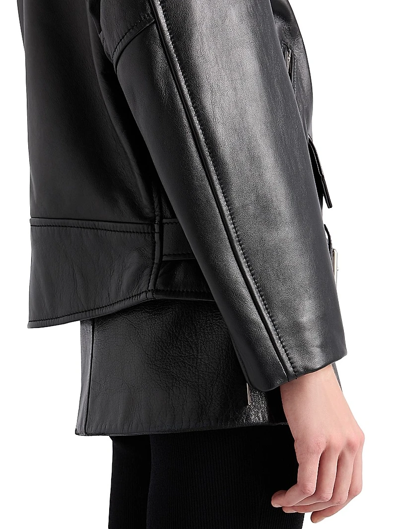 Nappa Leather Biker Jacket