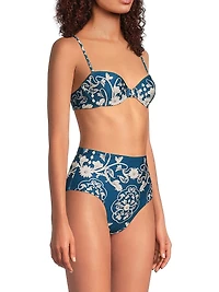 Magdalena Ribbons Bikini Top