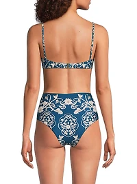 Magdalena Ribbons Bikini Top