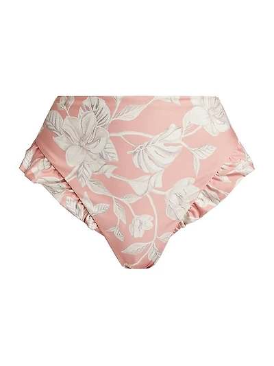 Jengibre Floral High-Rise Bikini Bottom