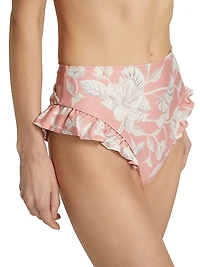 Jengibre Floral High-Rise Bikini Bottom