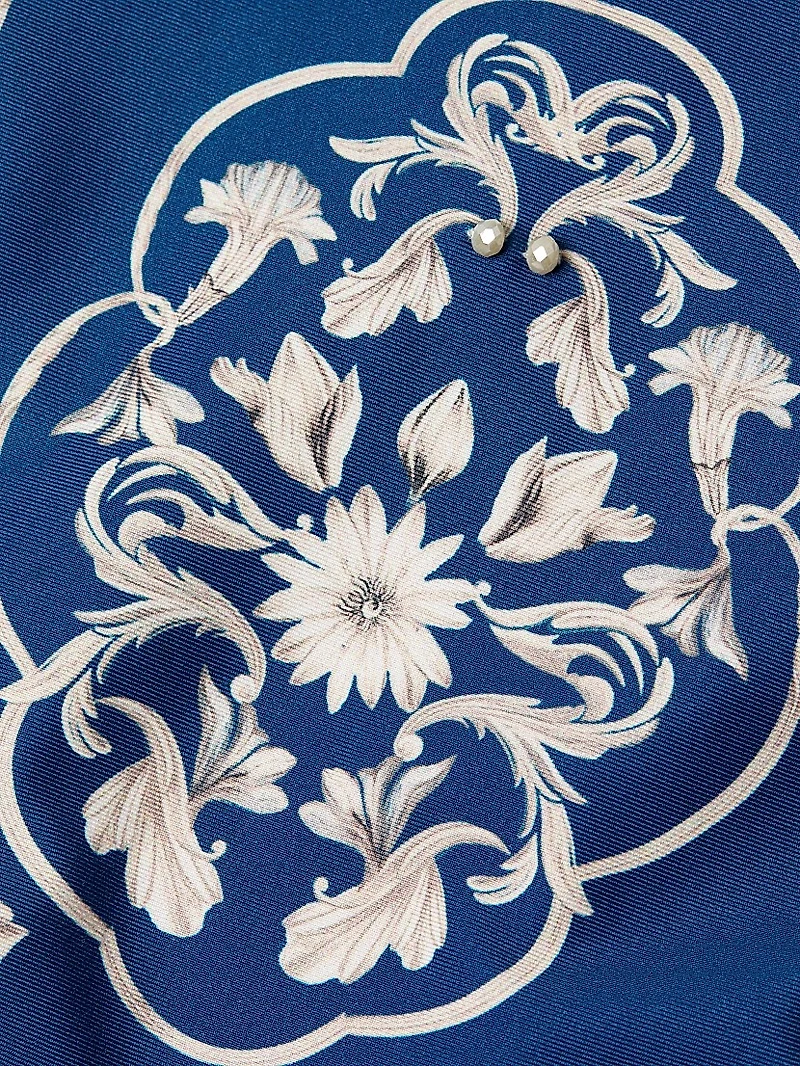 Magenta Ribbons High-Waisted Bikini Bottom