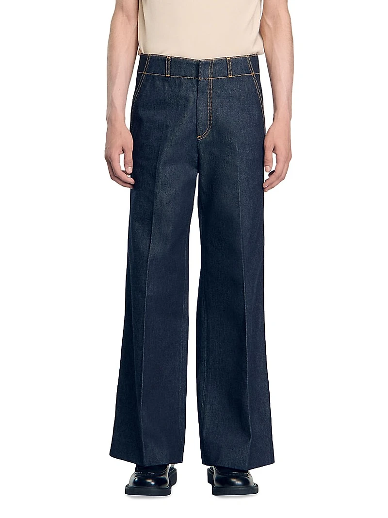 Wide-Leg Jeans