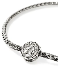JH Essentials Sterling Silver & 0.15 TCW Diamond Bracelet