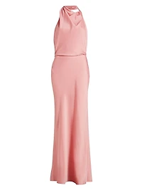 Reannon Draped Column Gown