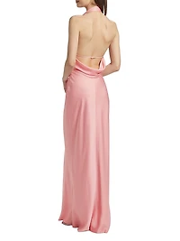 Reannon Draped Column Gown