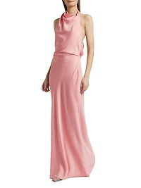 Reannon Draped Column Gown