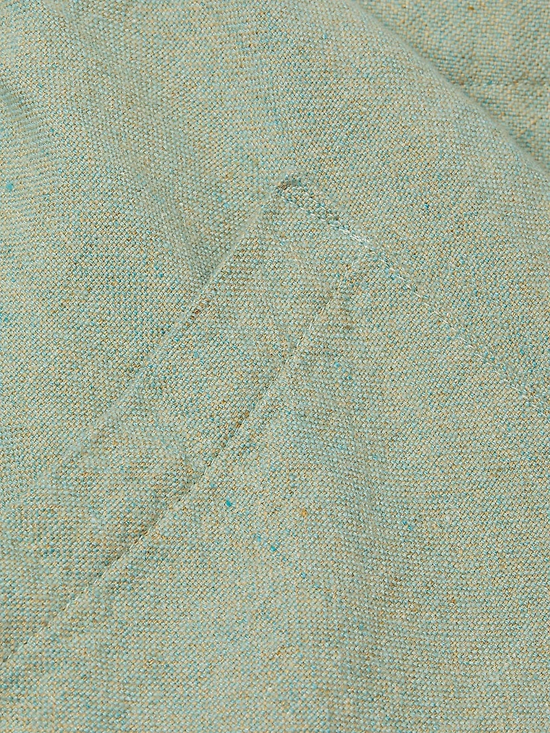 Chambray Drawstring Shorts