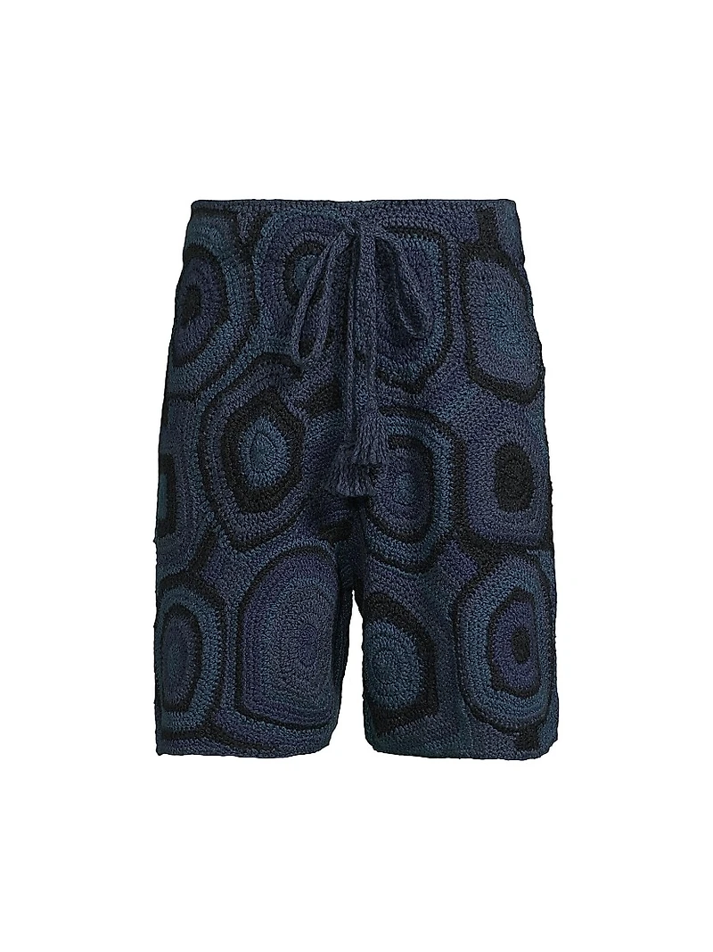 Strata Crochet Shorts