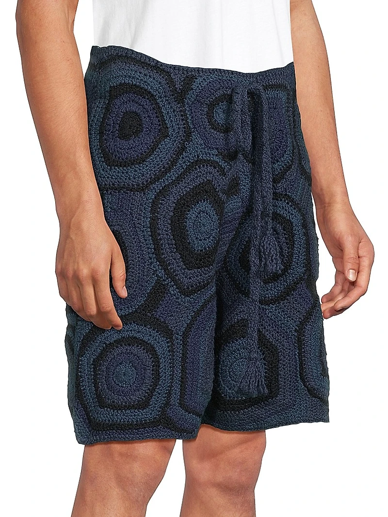 Strata Crochet Shorts