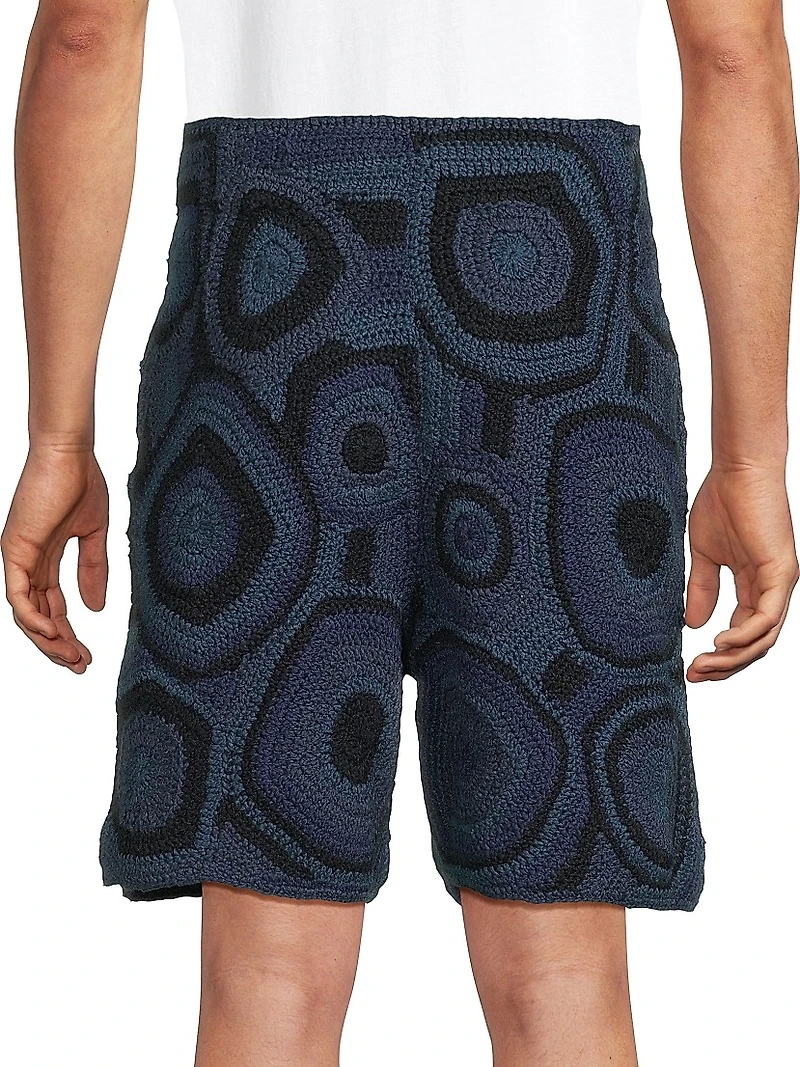 Strata Crochet Shorts