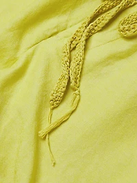 Jaquard Silk Drawstring Shorts