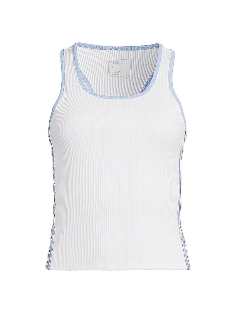 Got The Blues Rib-Knit Tank