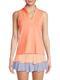 Pleated Semi-FitTank