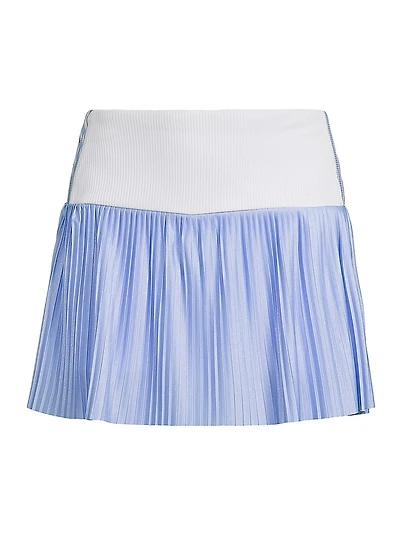 Got The Blues Pleats Miniskirt