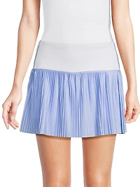 Got The Blues Pleats Miniskirt