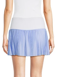 Got The Blues Pleats Miniskirt