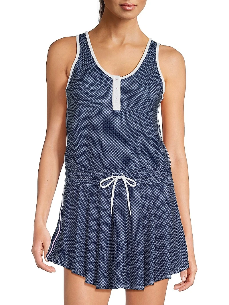 Country Club Plaid Tennis Dress