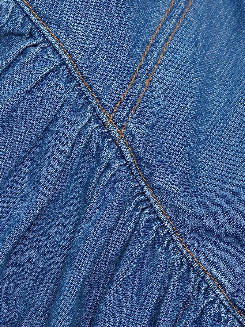 Balia Denim Fit & Flare Midi-Dress