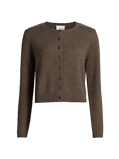 Clara Cashmere Crew Cardigan