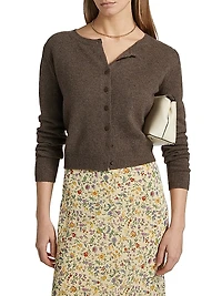 Clara Cashmere Crew Cardigan