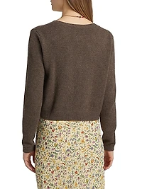 Clara Cashmere Crew Cardigan