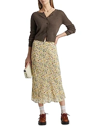 Clara Cashmere Crew Cardigan