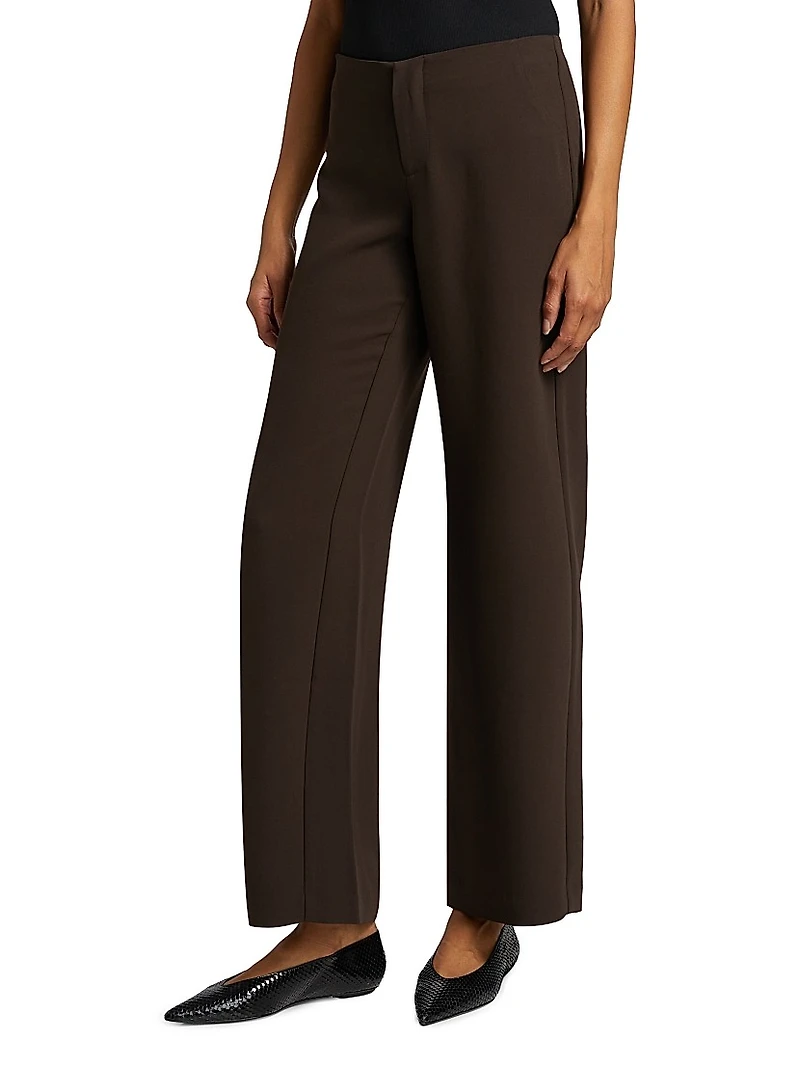 Vida Low-Rise Wide-Leg Pants