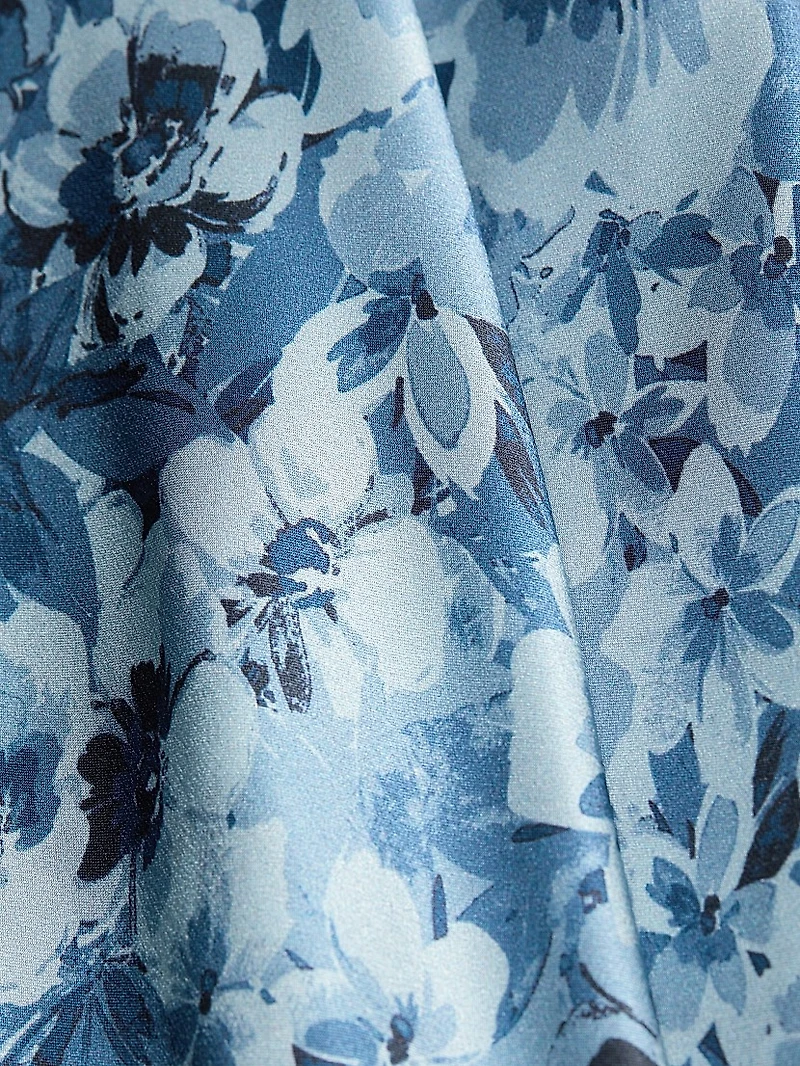 Parma Floral Silk Maxi Slipdress