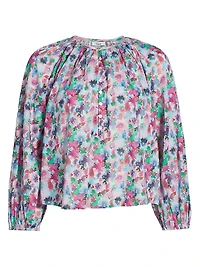 Indi Floral Cotton Blouse