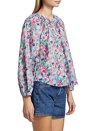Indi Floral Cotton Blouse