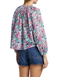 Indi Floral Cotton Blouse