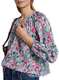 Indi Floral Cotton Blouse