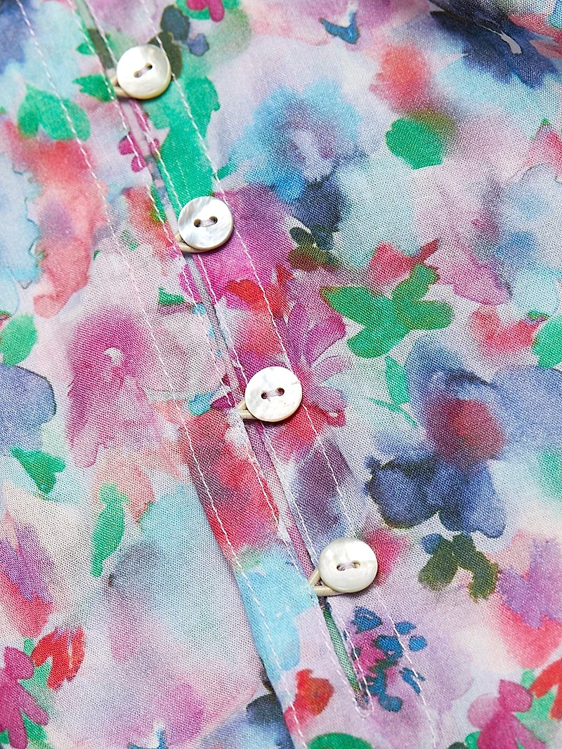 Indi Floral Cotton Blouse