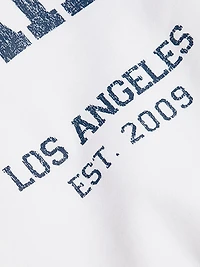 Anniversary Logo Cotton Crewneck Sweatshirt