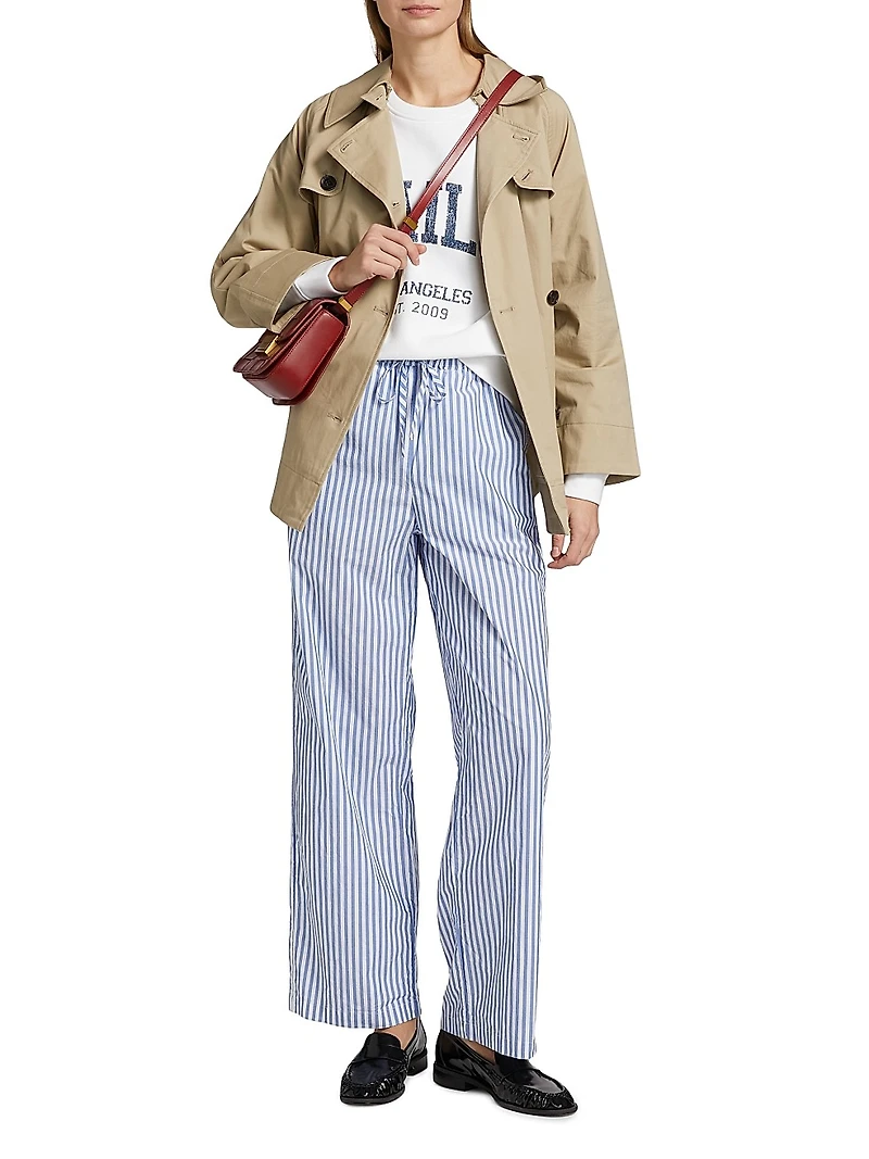 Anniversary Logo Cotton Crewneck Sweatshirt