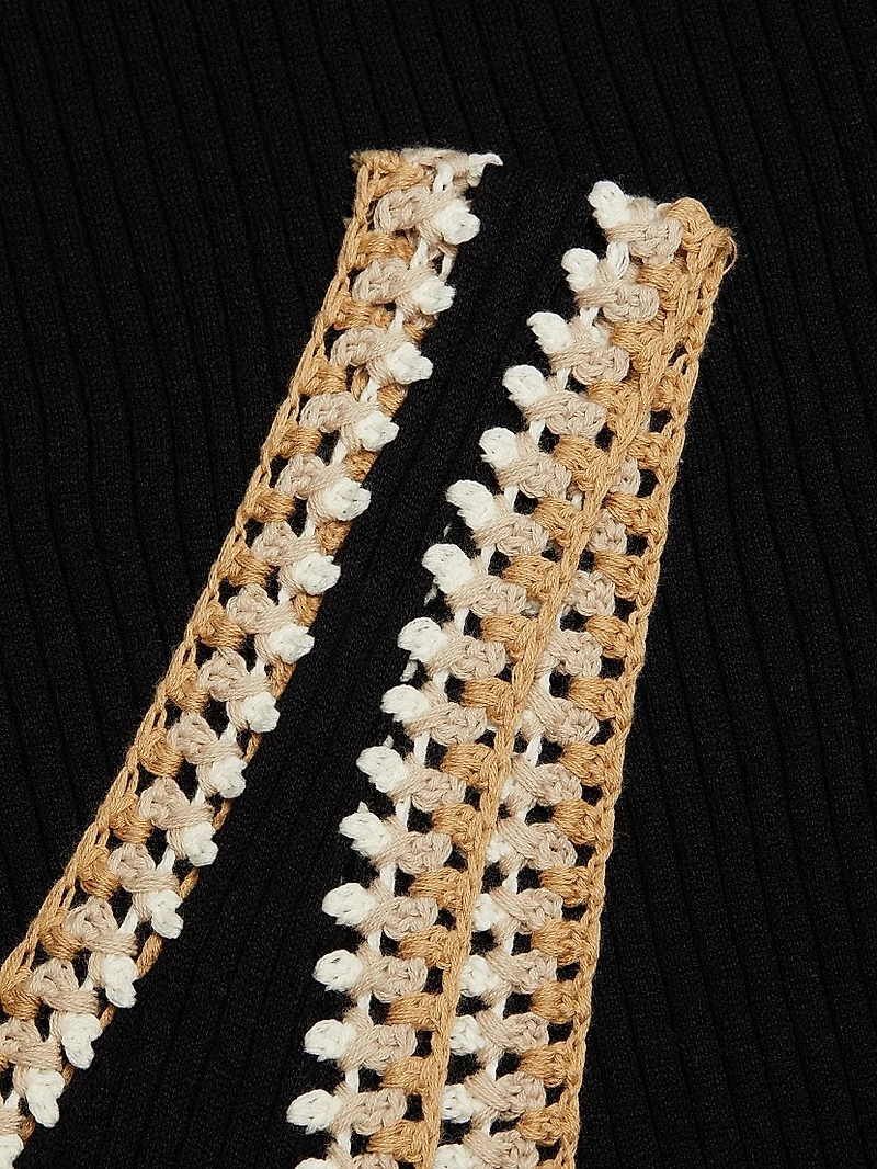 Colleen Cotton Sleeveless Knit Midi-Dress