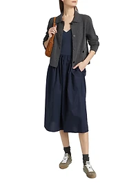 Franca Jersey Sleeveless Midi-Dress
