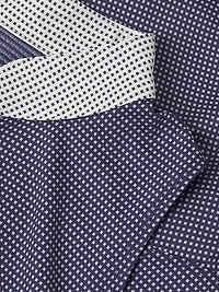 Izzy Micro-Dot Front-Zip Minidress