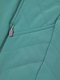 Saige Quilted-Side Zip-Up Vest