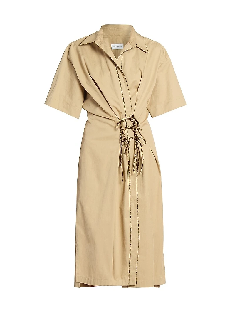 Delicky Wrap Shirtdress