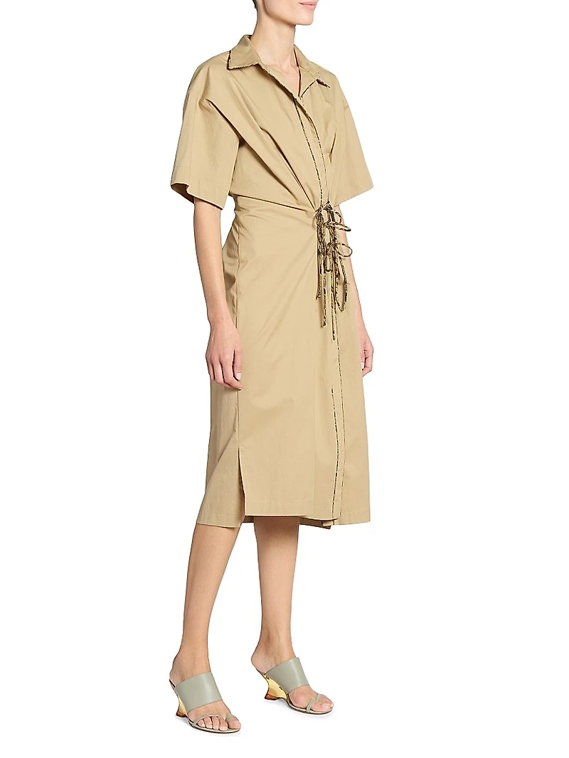 Delicky Wrap Shirtdress