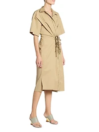 Delicky Wrap Shirtdress