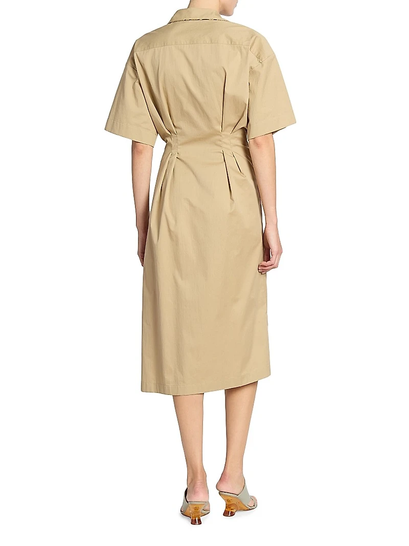 Delicky Wrap Shirtdress