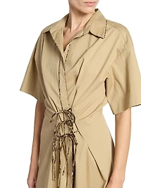 Delicky Wrap Shirtdress