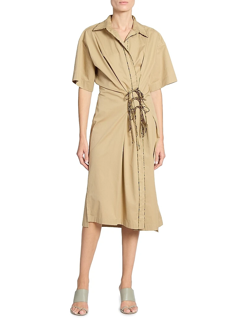 Delicky Wrap Shirtdress