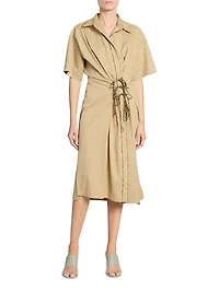 Delicky Wrap Shirtdress
