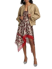 Vadon Collarless Bomber Jacket