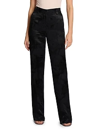 Pulla Floral Jacquard Pants